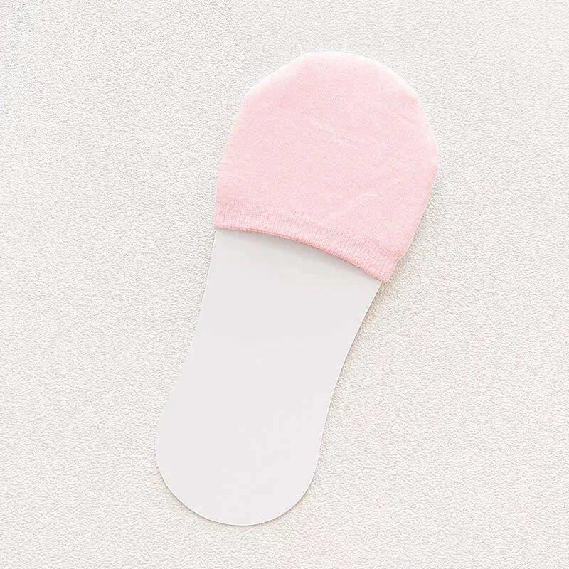 

1 пара = 2 шт. летние студенческие японские хлопковые носки для девочек, утепленные дышащие носки-лодочки, невидимые женские носки до половины носка розовый