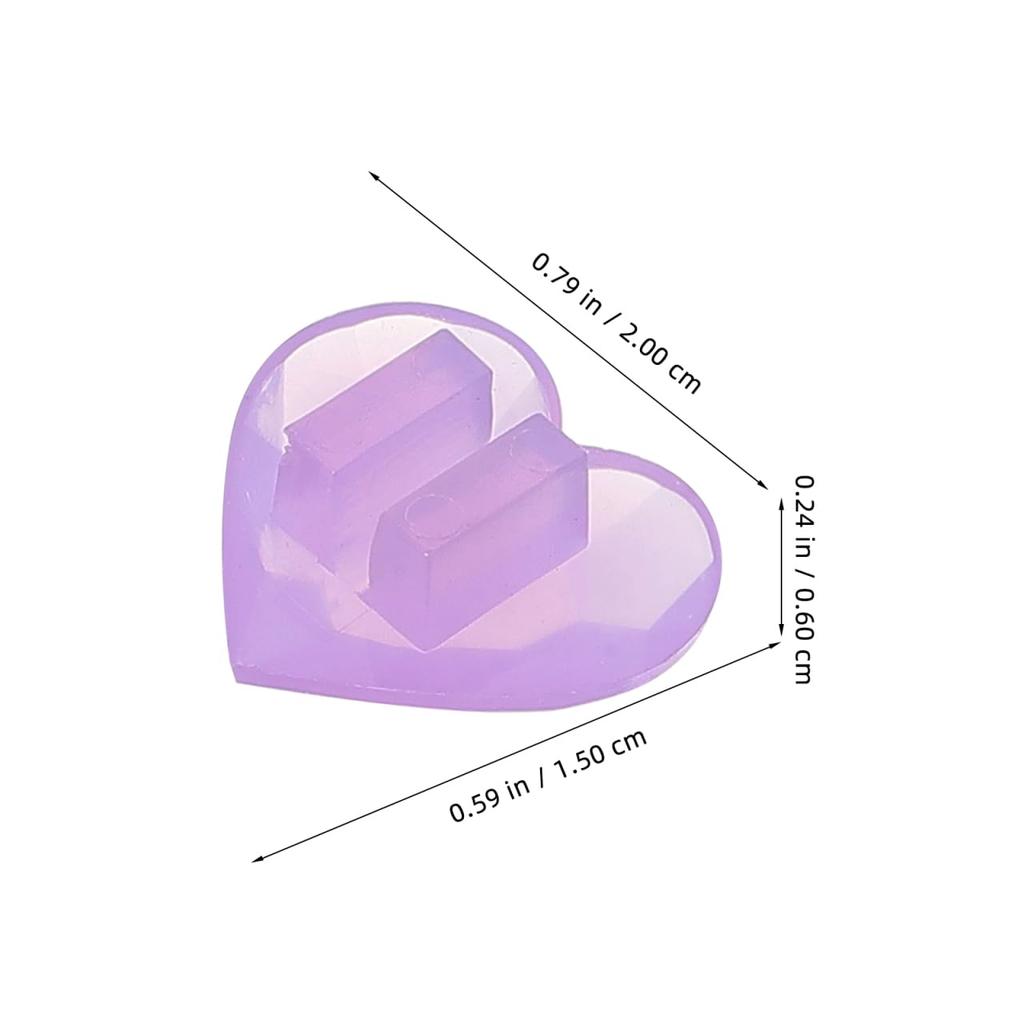 OUNONA Bicycle Wheel Spokes Decorative Heart Cute Character for Adults and Set of Plastic Decorations Accessories, Parts, Shape, Design, Stylish,