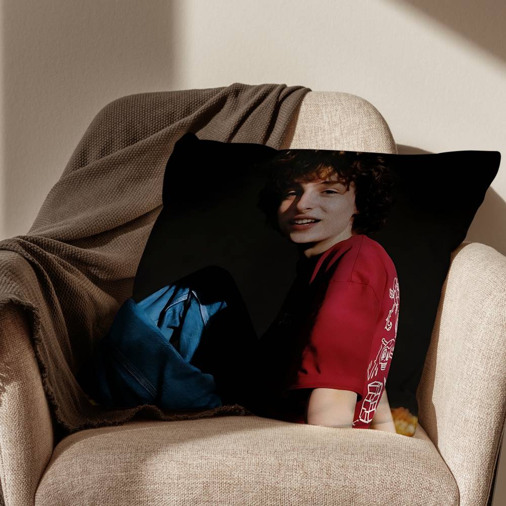 WWill Noah Schnapp Stranger pillow cover living room sofa cushion cover bedroom room bed pillow cover home decoration