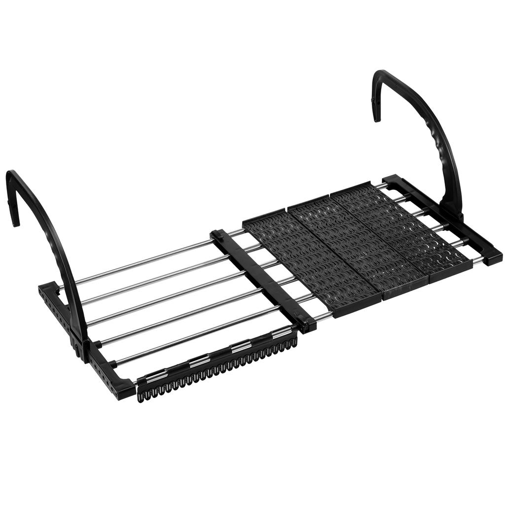 Radiator Clothes Airer Foldable Radiator Drying Rack 42-72CM Extendable Stainless Steel Radiator Clothes Drying Rack for Laundry