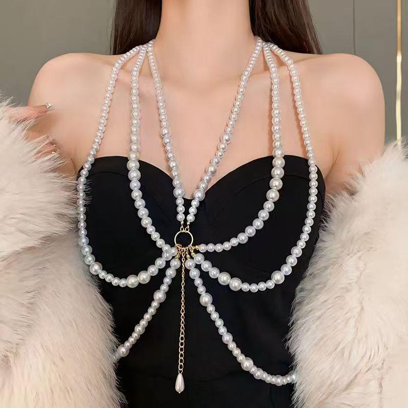 Vintage Mehrschichtige Perlenquaste Taillenkette - Vielseitige Körperkette für Damen