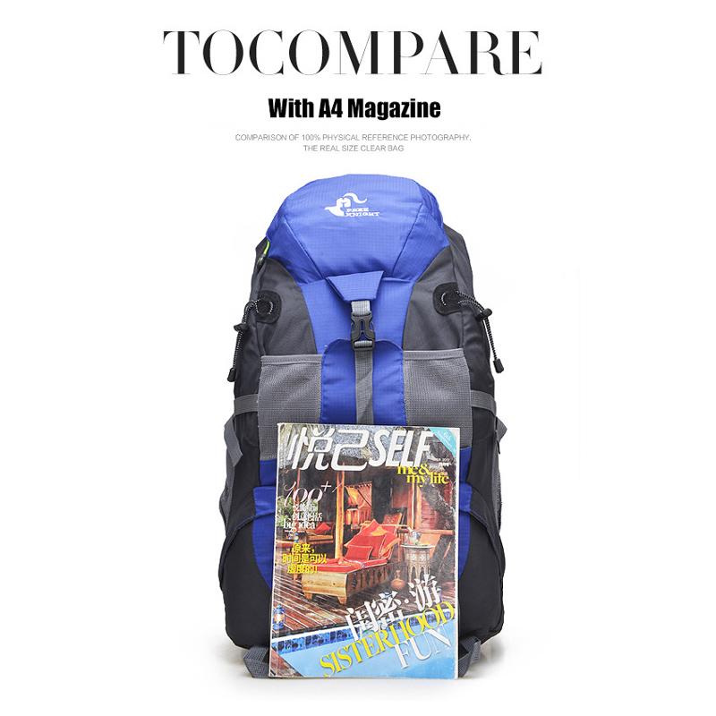 50L große wasserdichte Klettern Wandern Regenschutz Tasche Camping Bergsteigen Sport Outdoor Fahrradtasche