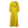 Damen Herbst Perlen Mesh Mode Lässig Lose Weite Bein Jumpsuit