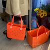 EVA Candy Color Large Capacity Beach Tote Bag