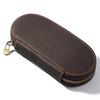 Custodia Portapenne Stilografiche Fatta a Mano 3 Scomparti in Vera Pelle Retro Fibbia in Ottone Porta Matite da Tavolo Cancelleria per Ufficio Scuola Miglior Regalo