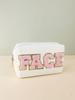 Fashion Crossborder Style Embroidered Letter Makeup Bag With Waterproof Design For Women