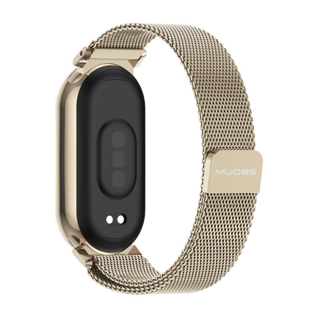 Xiaomi Mi Band 10 GT5 Milánský nerezový náramek pro Mi Band 8/9
