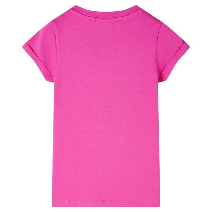 T-shirt pour enfants rose foncé 92/104/116/128/140