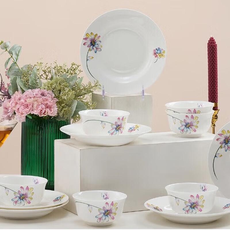 Charm of Flowers Bone China Dinnerware Set