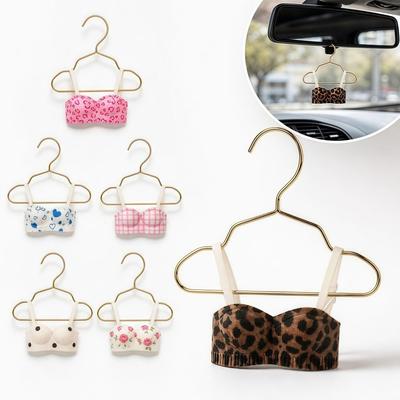Polka Dots Auto-Hängeornament Unterwäscheform Rückspiegelanhänger Fahrzeuginnenraumdekor