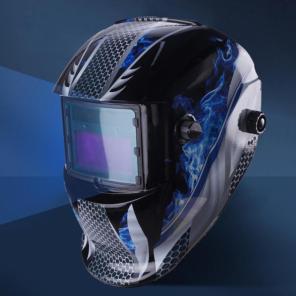 Welding Helmet Auto Darkening Breathable Welding Protector Welder Welding Mask Heat Insulating Headgear Face Protector Hood