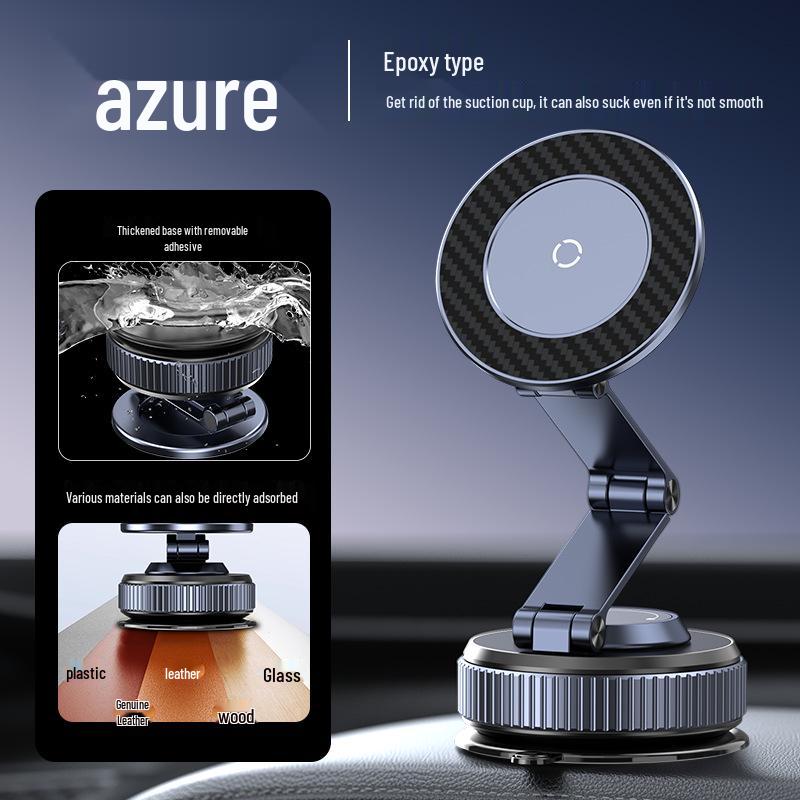 Magnetic Car & Desktop Phone Holder with Vacuum Suction