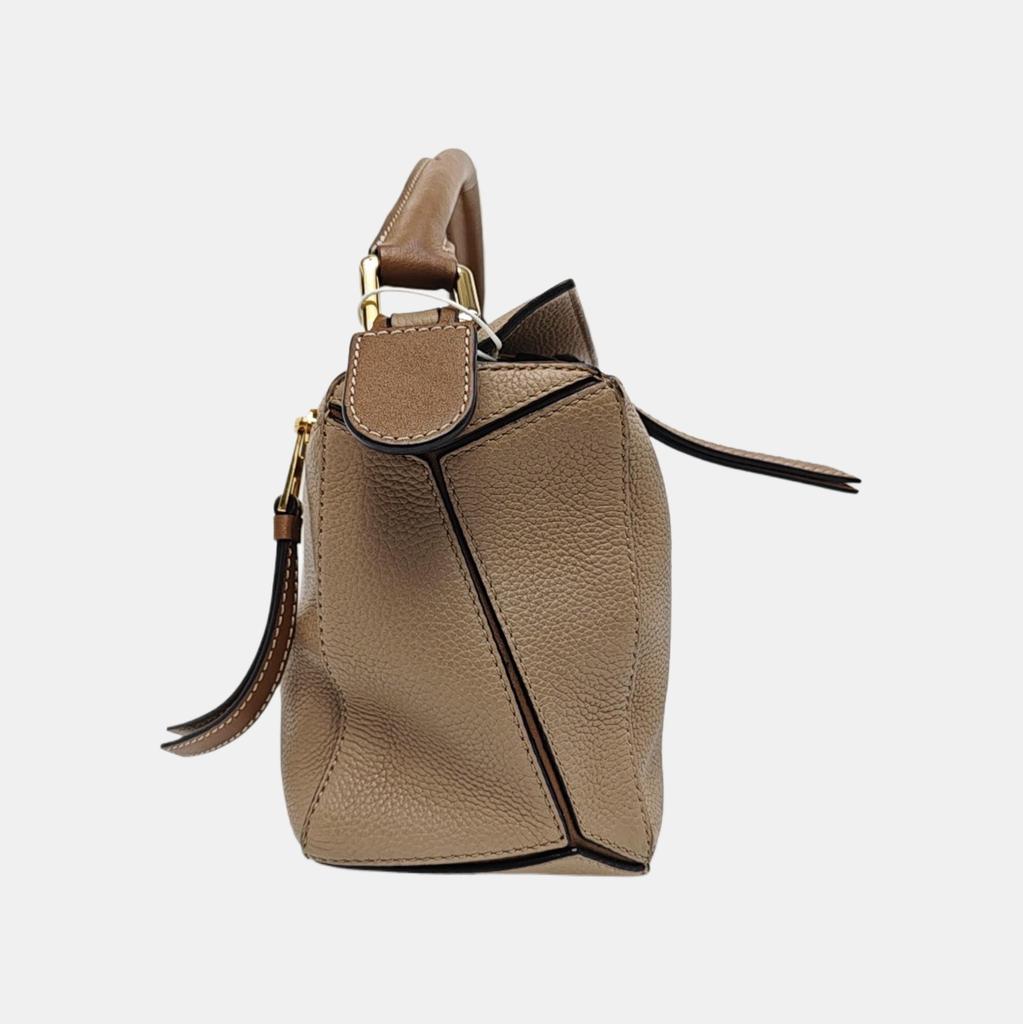 [Gebraucht] Loewe Kleine Puzzle Edge Tasche 'Taupe' - Gut #4XUINF