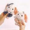 Plush Bunny Keychain With Bow Dress For Kids Gift And Bag Decor