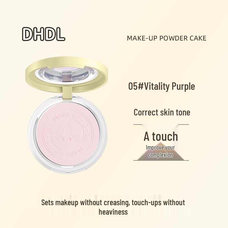 DHDL Matte Gauze Setting Powder: Clear & Translucent Makeup Compact