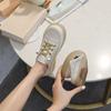 New Casual Single Shoes for Women, Comfortable Flat Board Shoes with One Foot
