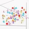Colorful Acrylic Square Beads: English & Russian Letters for Handmade DIY Bracelets & Jewelry Accessories