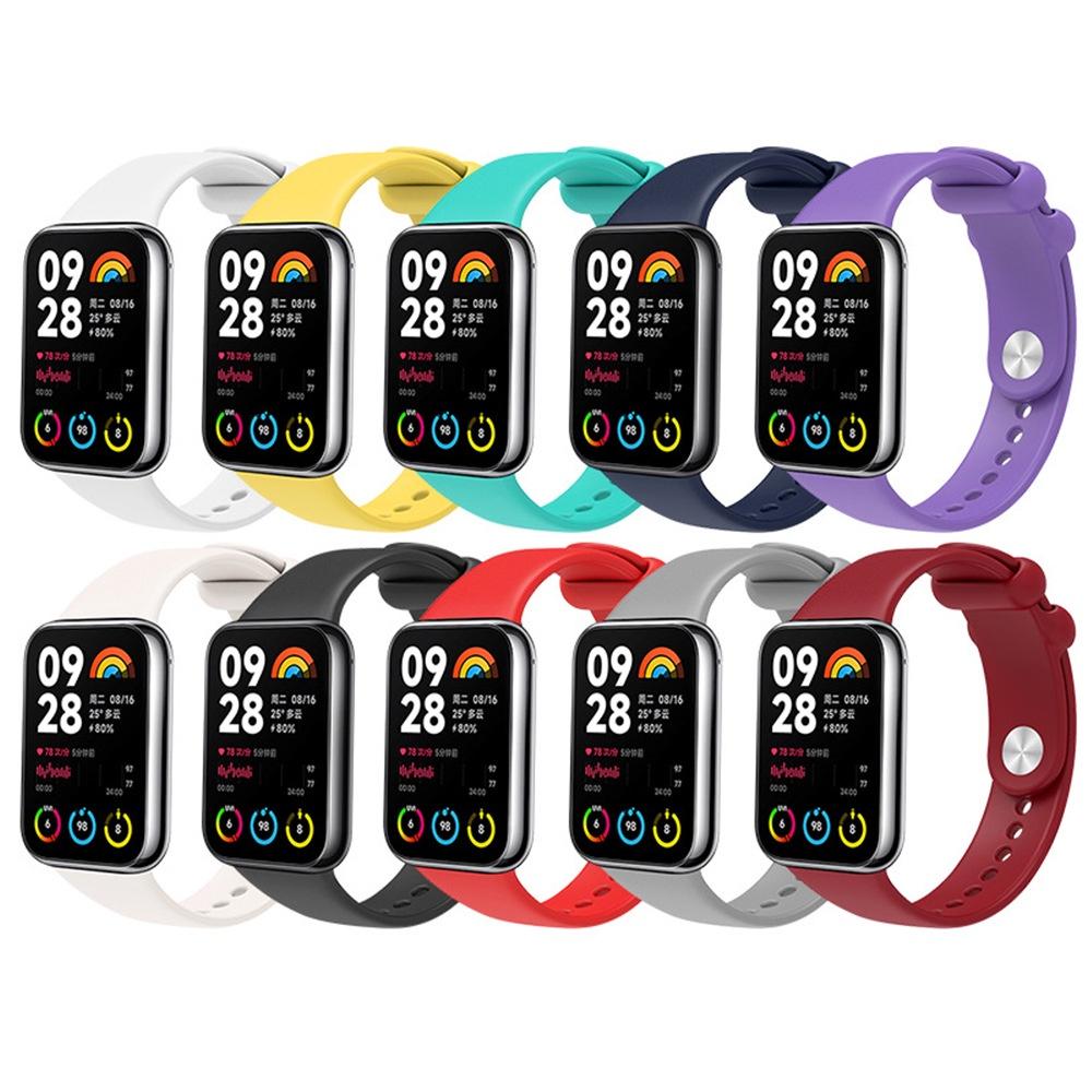 Vhodné pro Xiaomi Band8 Pro Strap Silikonový Wristband Replacement náramek pro Miband 8 Pro příslušenství