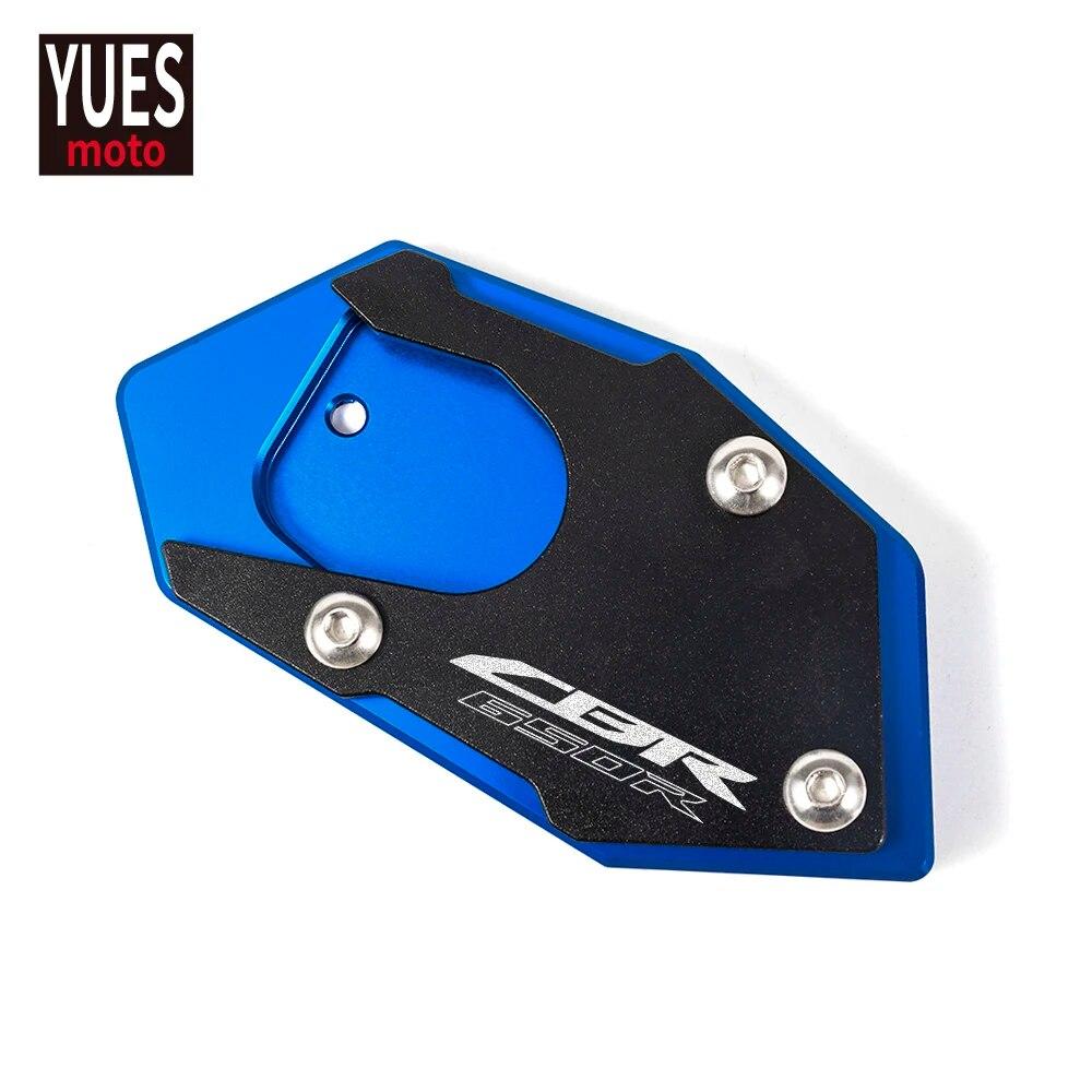 Motorcycle Accessorie CNC Aluminum Side Stand Pad Enlargement Plate Kickstand Extension for HONDA CBR650R CB650R