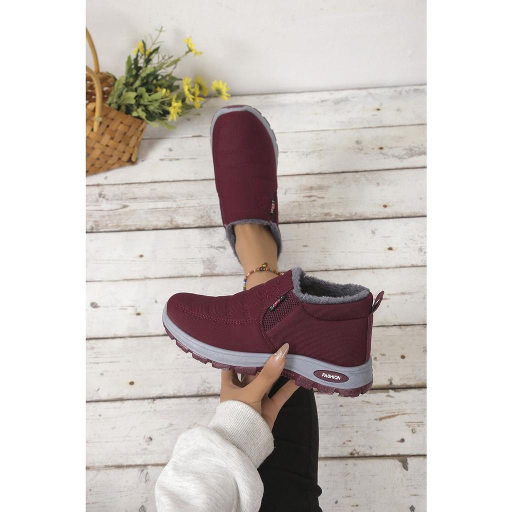 Paarschuhe, Schneestiefel, Rutschfeste Schuhe, Kurze Stiefel, Baumwollschuhe, Wildlederschuhe, Dicke Schuhe