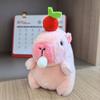 Pendant Cartoon Doll Keychain Toy Plush Hanging Ornament Gift Capybara Key Ring  Kids