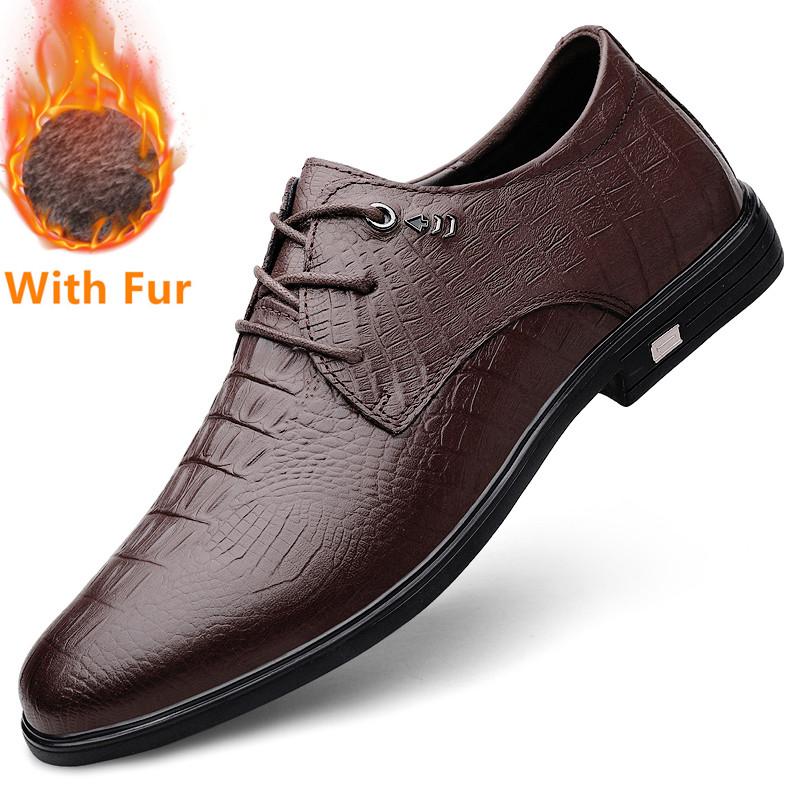 

Модная Роскошная Мужская Обувь Оксфорды из Натуральной Кожи Мужская Повседневная Обувь Британский Стиль Модная Обувь На Шнуровке Мужская Обувь для Отдыха Большой Размер 36-46 36