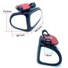 S-NET SN-369-HM Car Auxiliary Mirror, Angle Adjustment, Driver Passenger Seat Support, Side Mirror, Easy