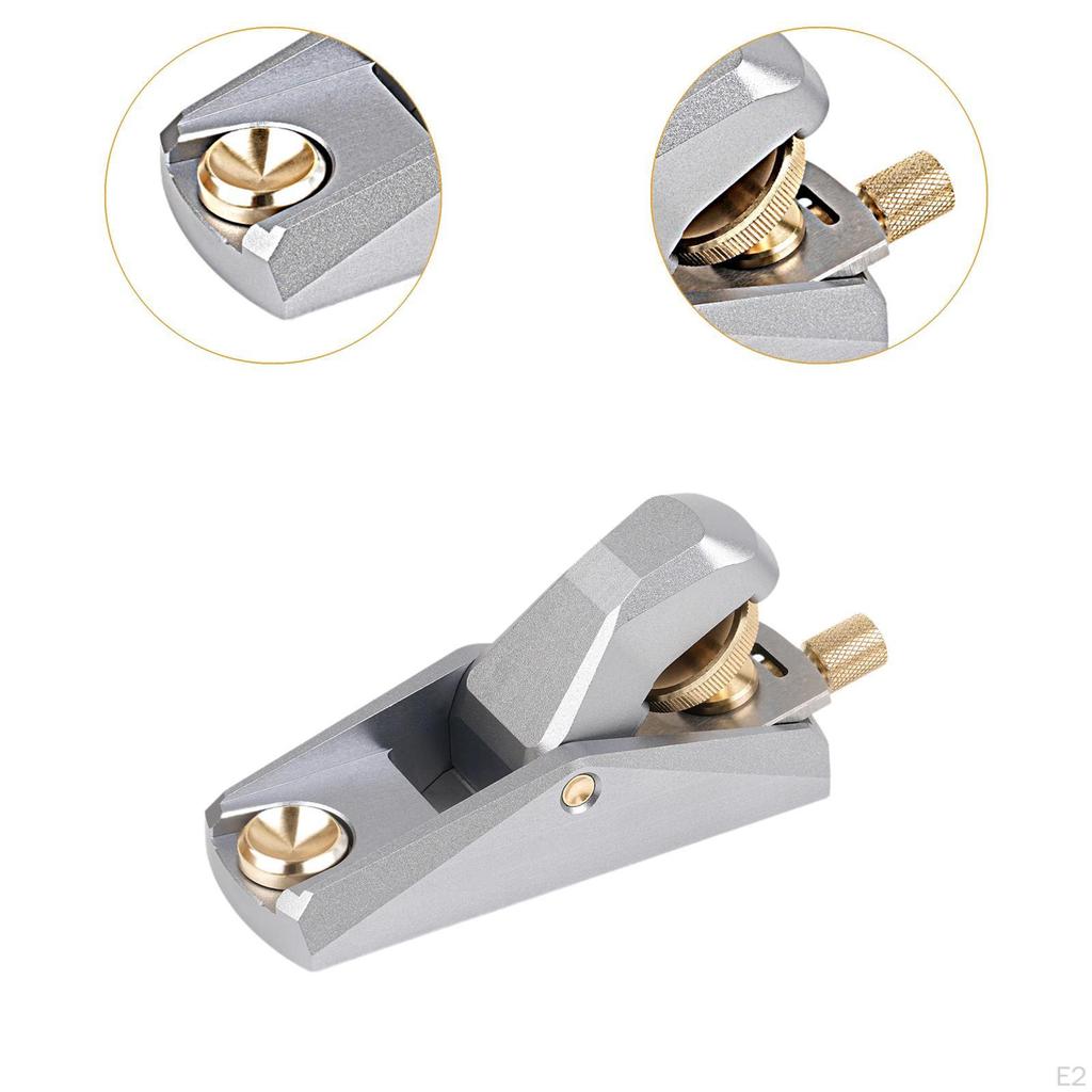 Block Plane Accessory Made of Aluminum Alloy, Lightweight, Professional, Portable, Wood Plane,