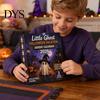 Calendrier d'Halloween Durable Calendrier de l'Avent, Compte à rebours de 24 Jours Fantôme avec Figurines Décoratives à Collectionner, Cadeaux de Fête pour Enfants Garçons Filles Tout-Petits