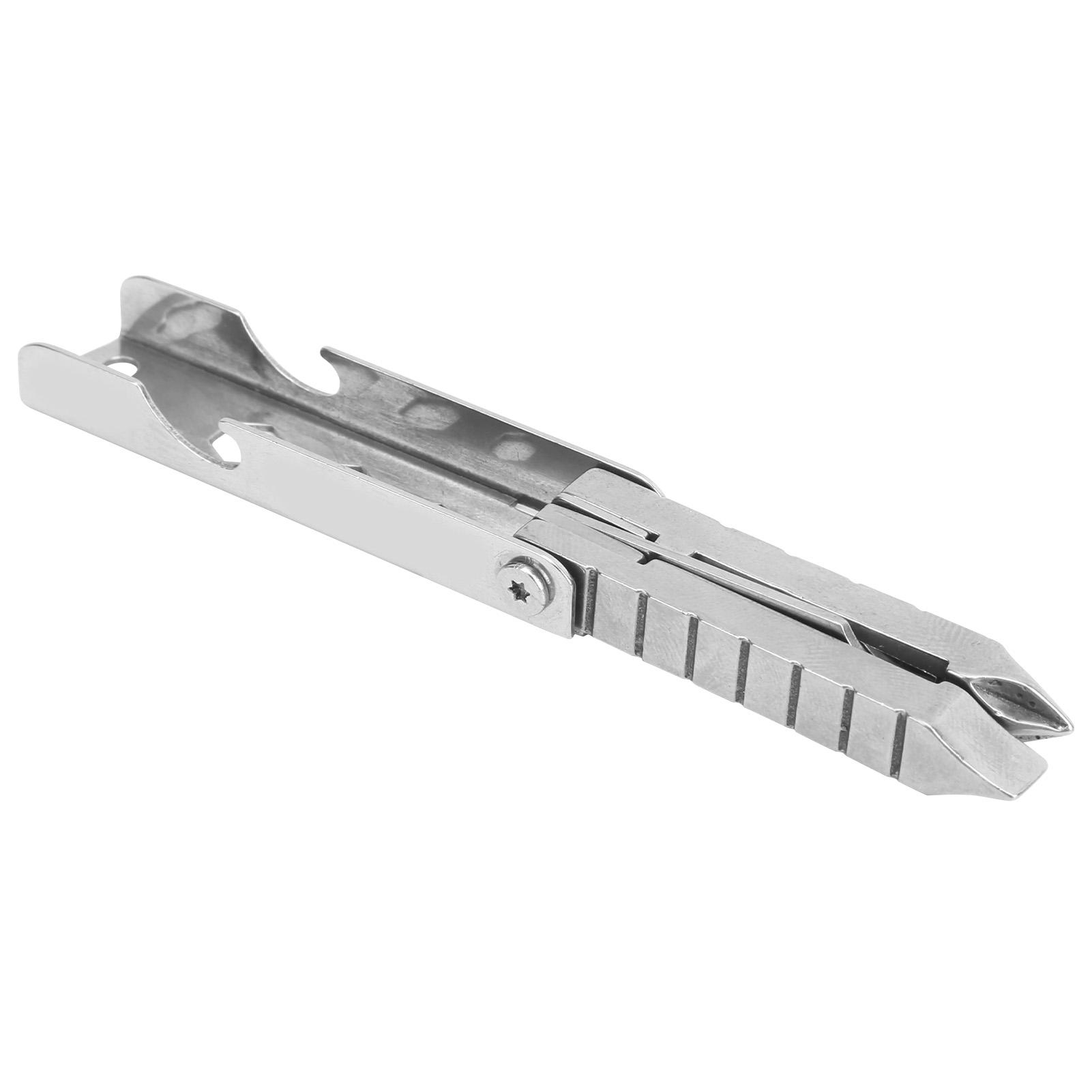 

MultiFunctional 12 in 1 Screw Driver Knife Tool Kit Stainless Steel Key Chain Tool