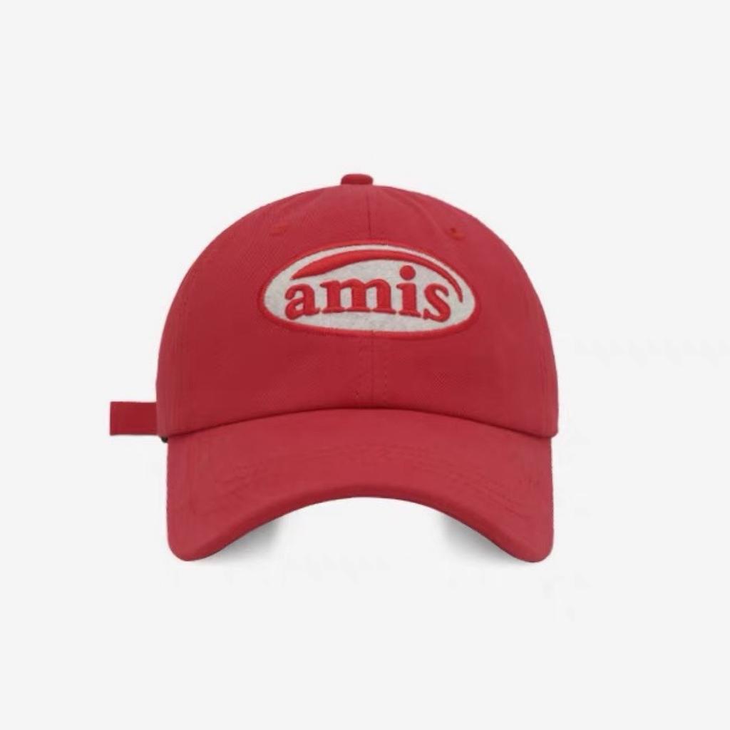 A Red Baseball Cap for Women In South Korea A Versatile Soft Top Big Head Cap for Casual Wear In Spring and Summer and A Baseball Cap for Men