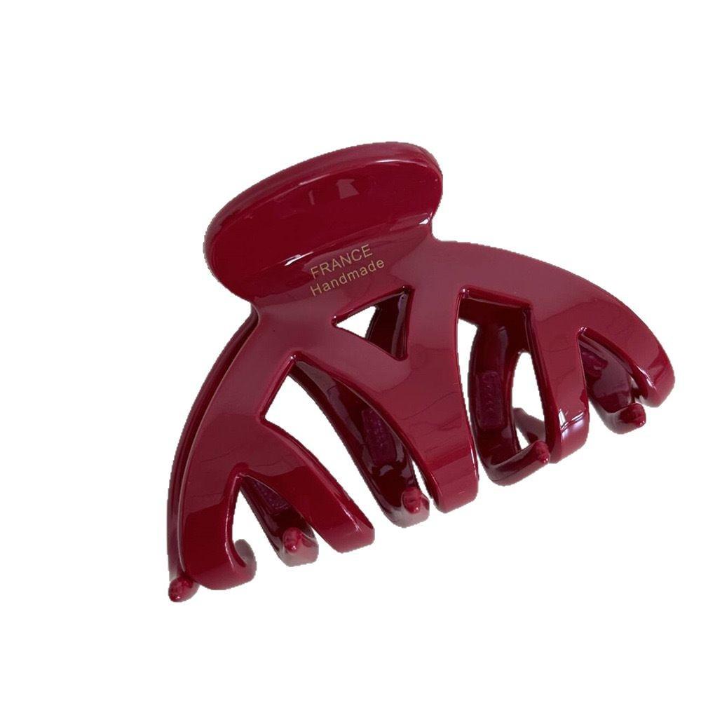 Acetic Acid Thickened Gold Label Gripper Simple and Retro Medium-sized Back Head Updo Shark Gripper