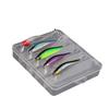 5-Piece Minnow Lure Set with Fixed Gear System, Great for Long Casting, Surface Rattling in Freshwater Fishing