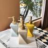 Creative Irregular-shaped Ceramic Lotion Bottle Hotel Soap Shower Gel Refill Bottle Portable Soap Dispenser Bathroom Accessory