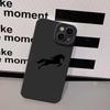 Dark Horse Shadow Applies To Apple 16PROMAX Mobile Phone Case 15 Cute 13 Transparent 12 Cartoon 11 Cute Fun