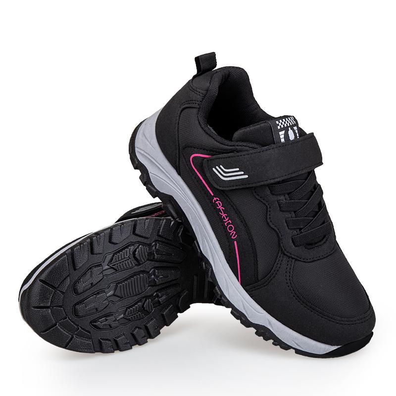 Middle Aged and Elderly Sports Shoes Sneakers for Man and Women  Spring New Casual Couple's Velcro Walking Shoes