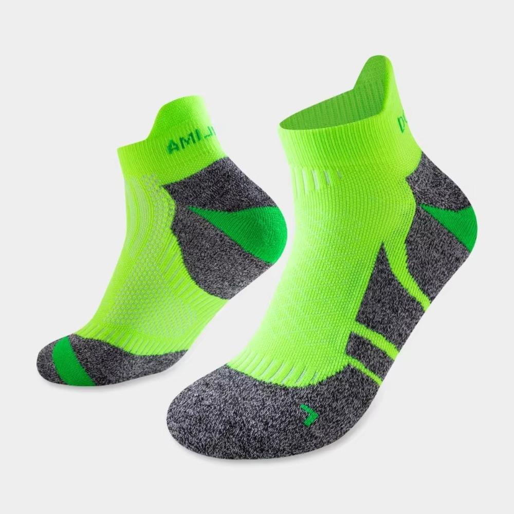 Thickened Cushioned Boat Ankle Socks Professional Marathon Sports Fitness Socks Men Women