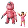 2013 Summer Wonder Festival Limited Toei Retro Soft Vinyl Collection Pink Armadillo Mysterious Woman Android + (from Kikaider)