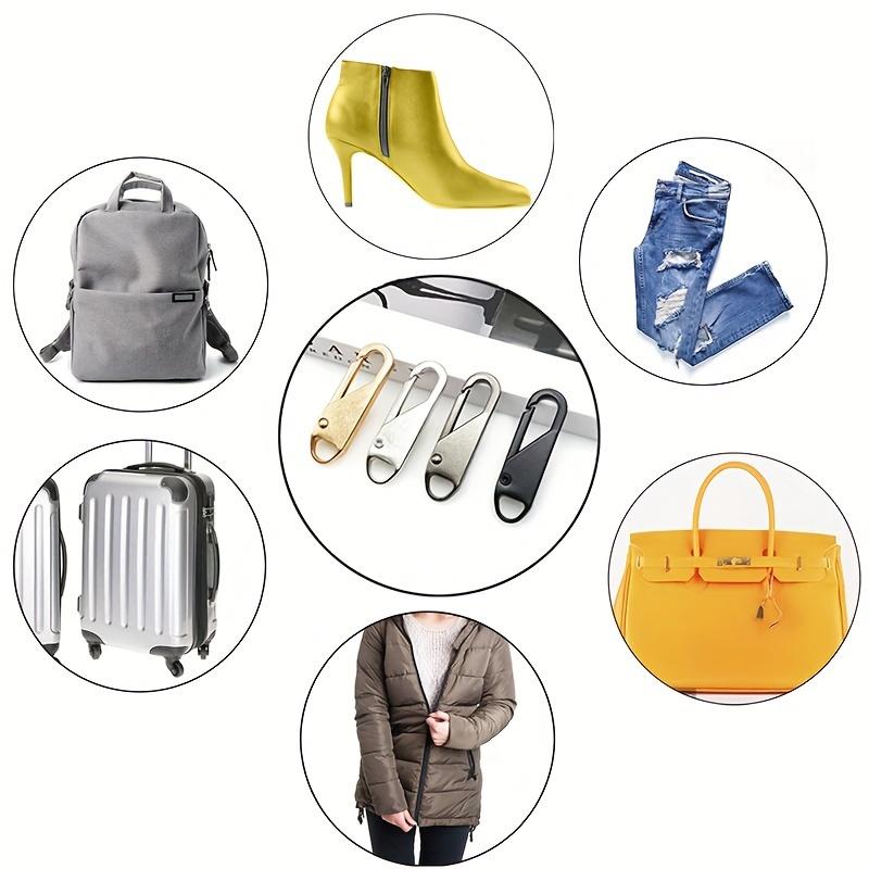 Versatile Zipper Pull Replacements | Simple Installation, Long-lasting | 1.5" X 0.5" - Mixed Colors, Ideal for Suitcases, Coats & Beyond