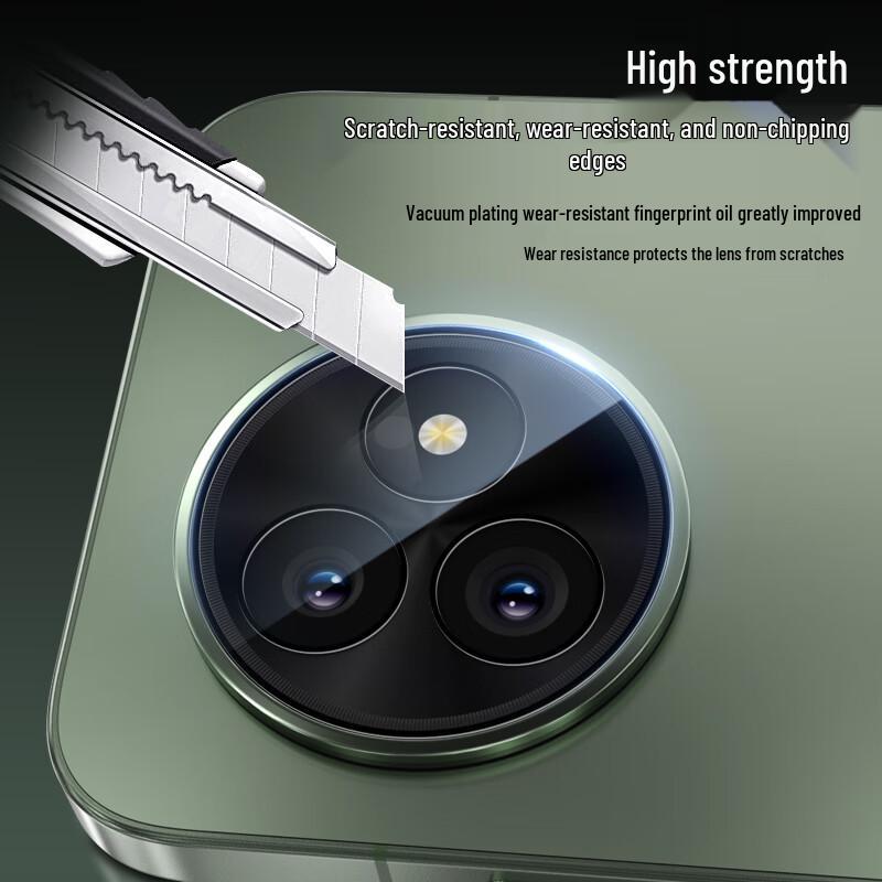 BLUEO Tempered Glass Camera Lens Protector for Redmi