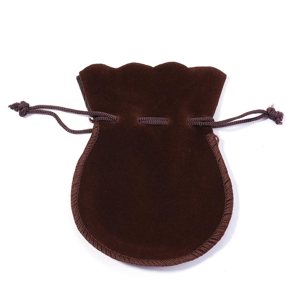 10pcs Colored Velvet Gifts Bags Gourd Shape Drawstring Jewelry Bag Storage Pouches For Wedding Christmas Party Gift Packing Bags
