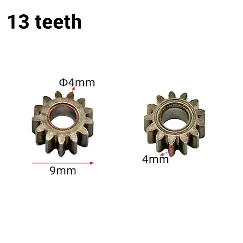 Durable Electric Hand Drill Gear 2Pcs 9-16 Teeth Parts Fit 550 775 Motor Shafts for Cordless Charging Drill Replacement