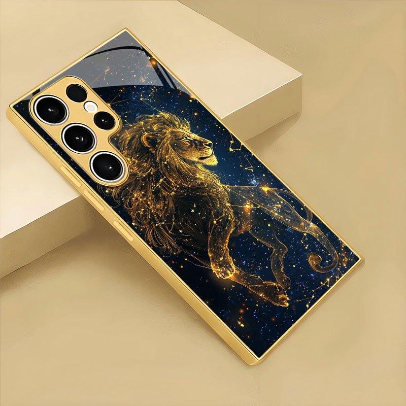 

Leo High-end PhoneCase Electroplated Glass TPU PhoneCase for Samsung Galaxy S26 S25 S24 S23 S22 S21 FE,Ultra,Plus Dropresistant For Galaxy S26