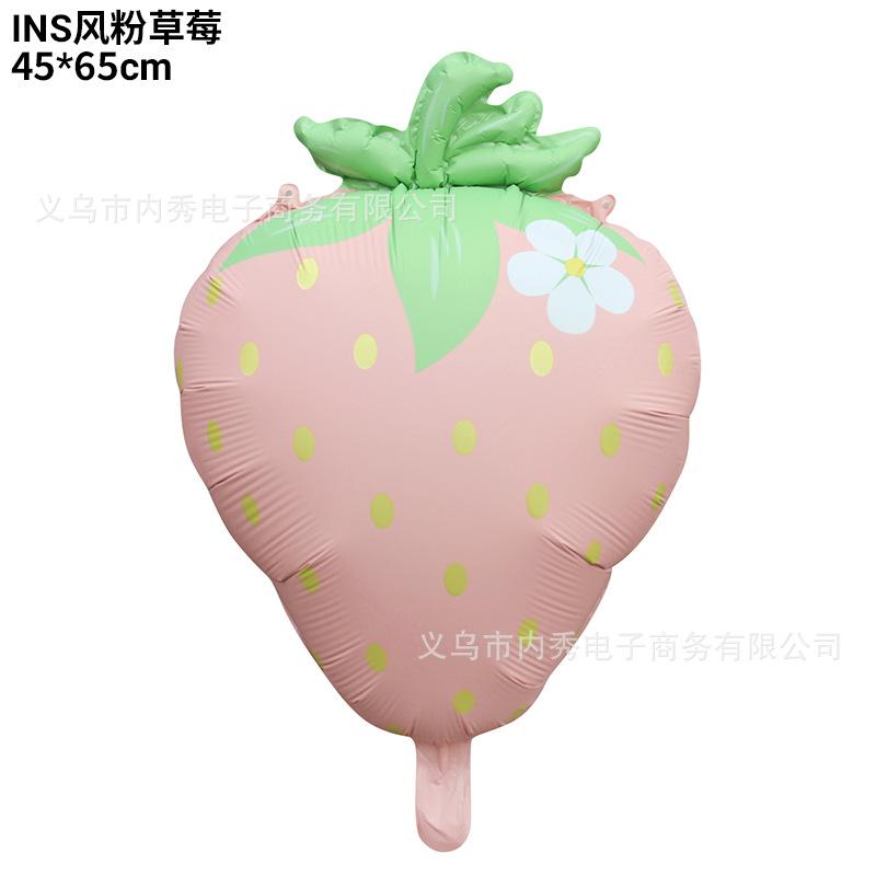 Mexican Summer Party Decorated Fruit Balloon Tropical Cactus Pineapple Watermelon Taco Strawberry Aluminum Balloon