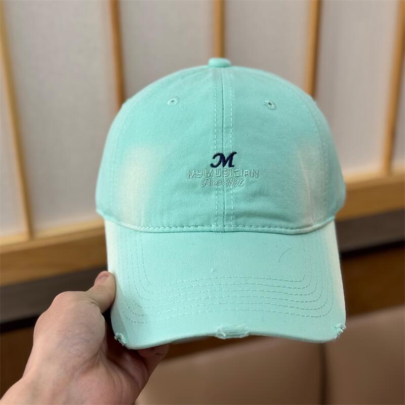 Spring And Summer Simple Letter Embroidery Baseball Cap Children'S Casual Versatile Soft Top Cap Shows Small Face