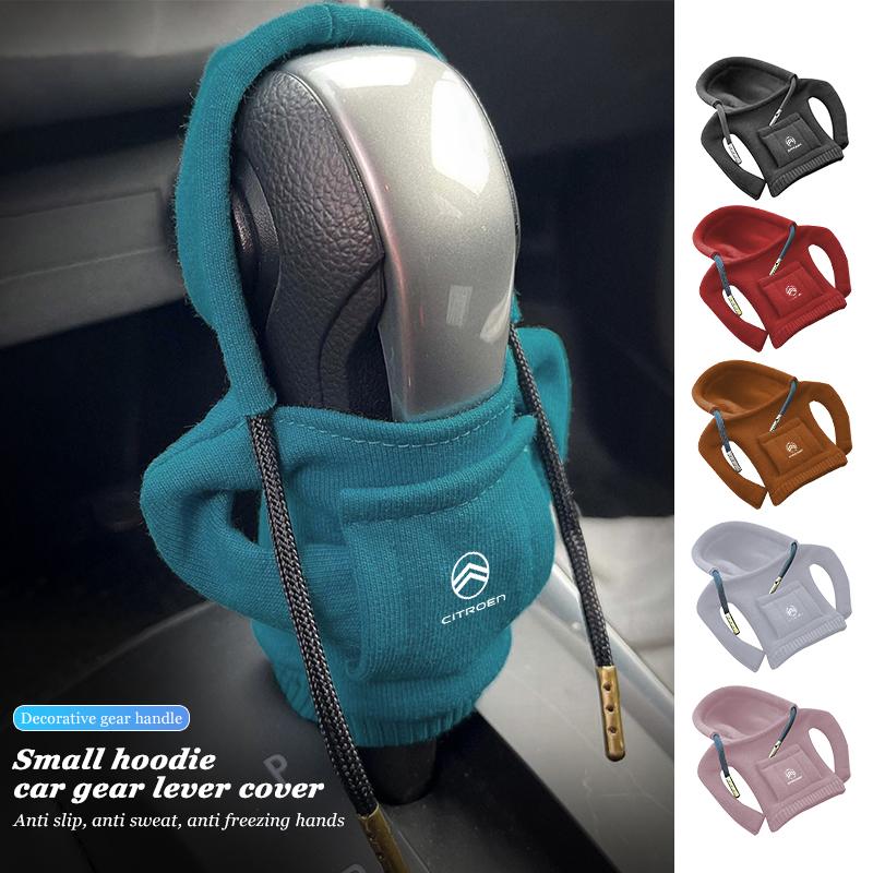 Fashion Hoodie Car Gear Shift Cover Handle Gear Lever Decorative For Citroen C5 C1 C2 C6 C4L DS3 DS4 DS5 C-Elysee Grand Berlingo amt123