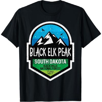 Black Elk Peak South Dakota Mountain Adventure T-Shirt