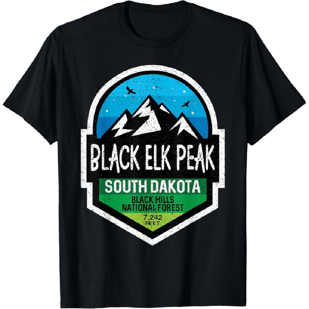 

Black Elk Peak South Dakota Mountain Adventure T-Shirt XXXXXL чорний