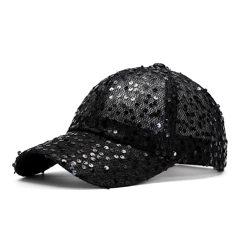 Sequined Baseball Cap Children's Summer Mesh Breathable Cap Versatile Street Sun Hat Outdoor Sun Hat