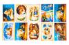 Religious Christmas Postcards With Christmas Motifs And Wishes 10 Pcs